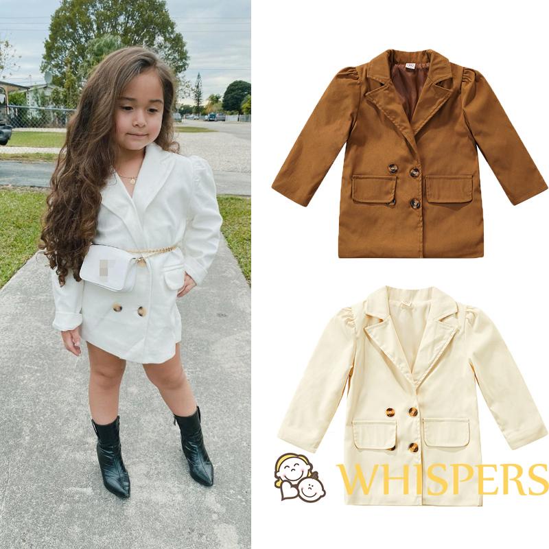Áo khoác blazer tay dài màu trơn thời trang cho nữ