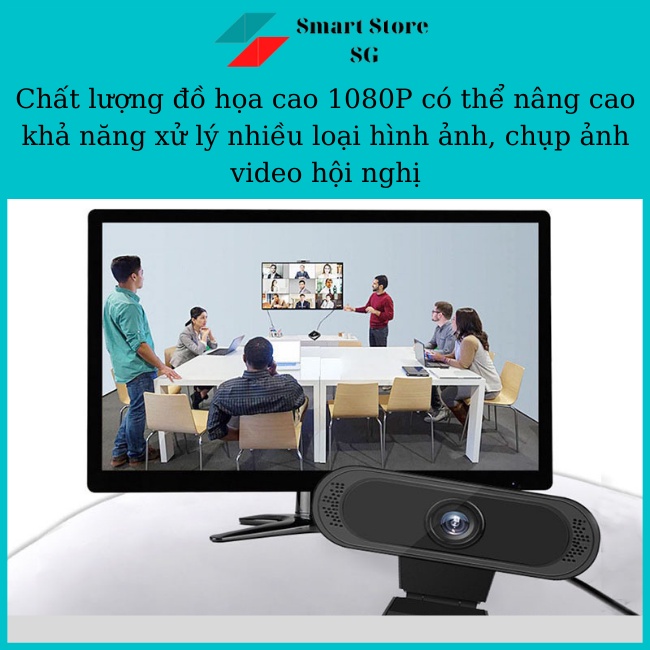 Webcam Máy Tính Laptop Livestream, Học Online Có Mic Full HD PC Gaming 720P-1080P Bảo Hành 12 Tháng