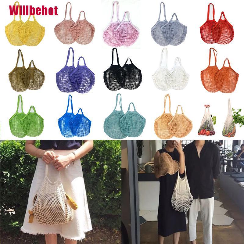 Túi Lưới Cotton Đựng Rau Củ Quả Có Thể Tái Sử Dụng