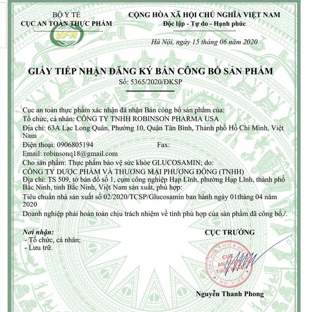 Glucosamin Capsule – Hỗ trợ bổ sung dưỡng chất giúp tăng dịch nhầy, tăng khả năng bôi trơn (60v)