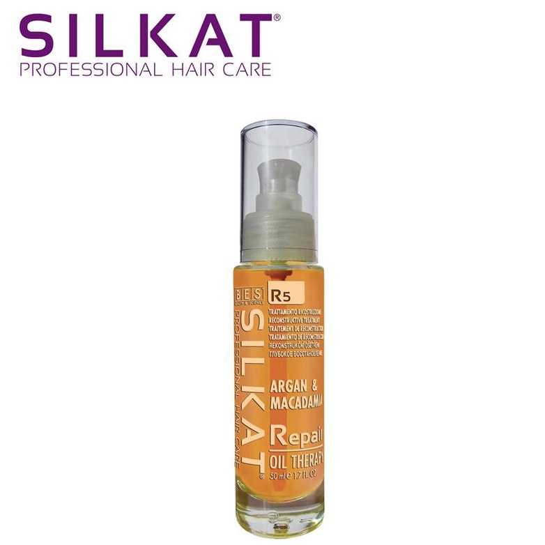 Tinh dầu nuôi dưỡng tóc hư tổn Bes Silkat Repair R5 50ml I 100ml
