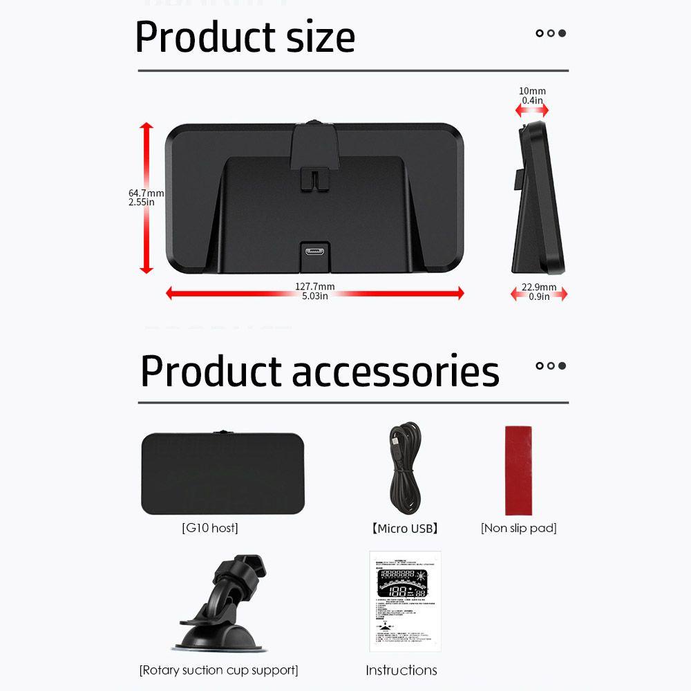 JONYE Máy Chiếu Cảnh Báo Tốc Độ Cắm Và Sử Dụng Trong Xe Hơi