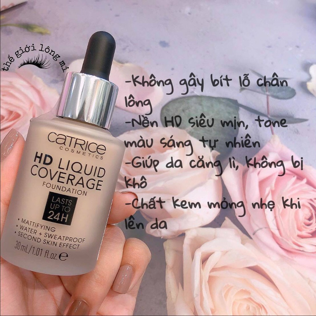 THẾ GIỚI LÔNG MI-CATRICE KEM NỀN LIQUID 24H