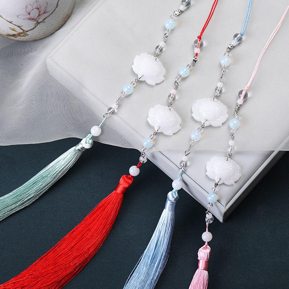 Mặt Dây Chuyền Hình Hoa Sen VANES1 Chất Lượng Cao Phong Cách Trung Hoa Cổ Điển