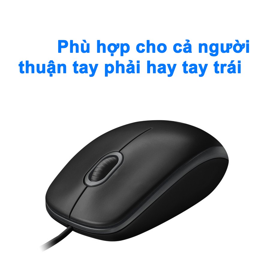 Chuột Dây LOGITECH M100 [ TẶNG LÓT CHUỘT ] - Laptop, chuột văn phòng, game thủ [ BH 6 THÁNG ] | WebRaoVat - webraovat.net.vn