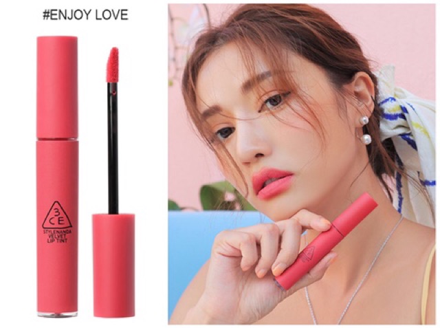 Son 3CE Velvet Lip Tint màu ENJOY LOVE