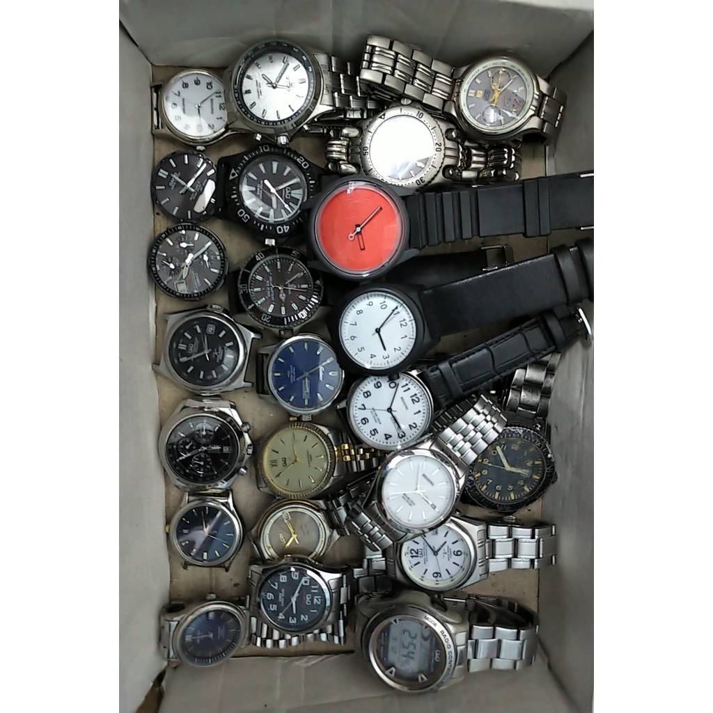 Đồng hồ si nam nữ Nhật 2hand nhiều thương hiệu Citizen, Q&Q,marshal v. chạy pin năng lượng mặt trời solar hoặc cơ cót