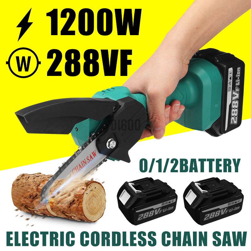 Máy cưa xích điện mini 1200W chất lượng cao tiện lợi