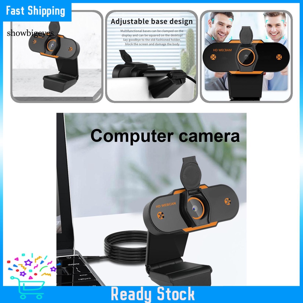 Webcam xoay siêu nhẹ 480P/720P/1080P/2K cổng USB