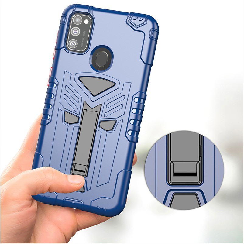 Ốp lưng Samsung M30s kiểu dáng giá đỡ siêu anh hùng cao cấp