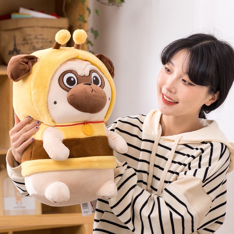 Gấu Bông Mèo Hoàng Thượng Áo Ong, Chó Nô Tỳ Áo Ong. Hàng Loại 1 Mềm, Êm, ĐẸP