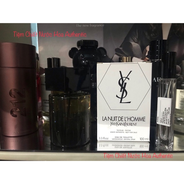 Mẫu thử nước hoa Ysl Lanuit De L’Homme EDT 0.03fl.oz