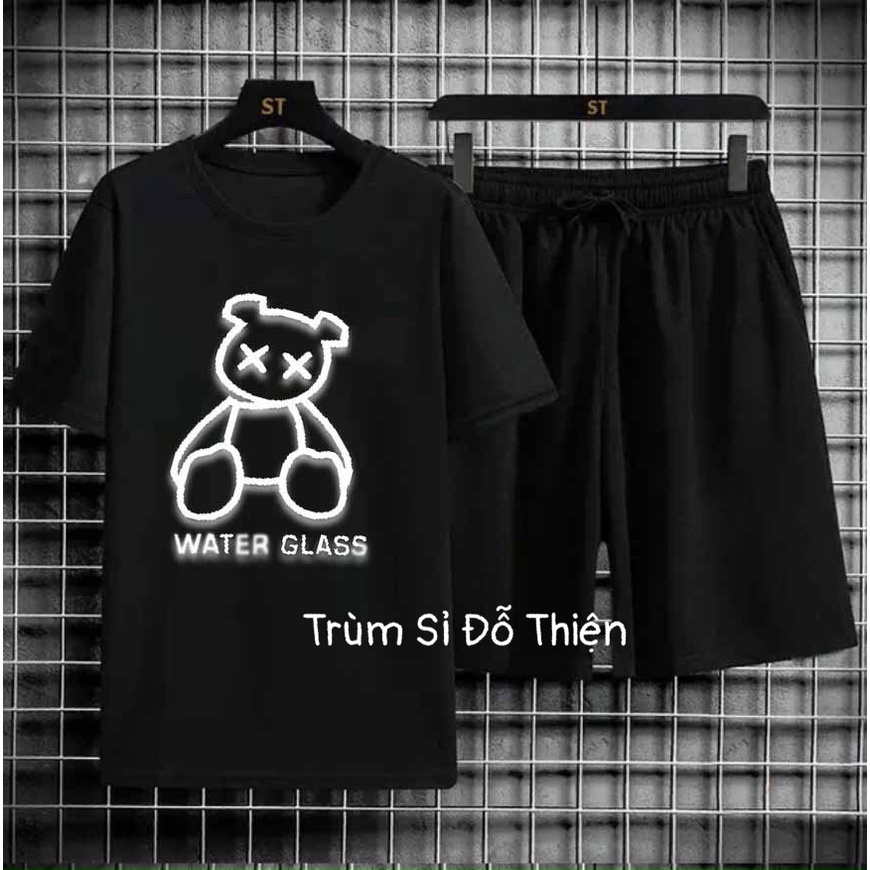 ĐỒ BỘ NAM  FREESHIP  BỘ THỂ THAO NAM GẤU PHÁT SÁNG- BỘ HÈ NAM MẪU MỚI MẶC NHÀ TẬP GYM PHONG CÁCH TRẺ TRUNG NĂNG ĐỘNG