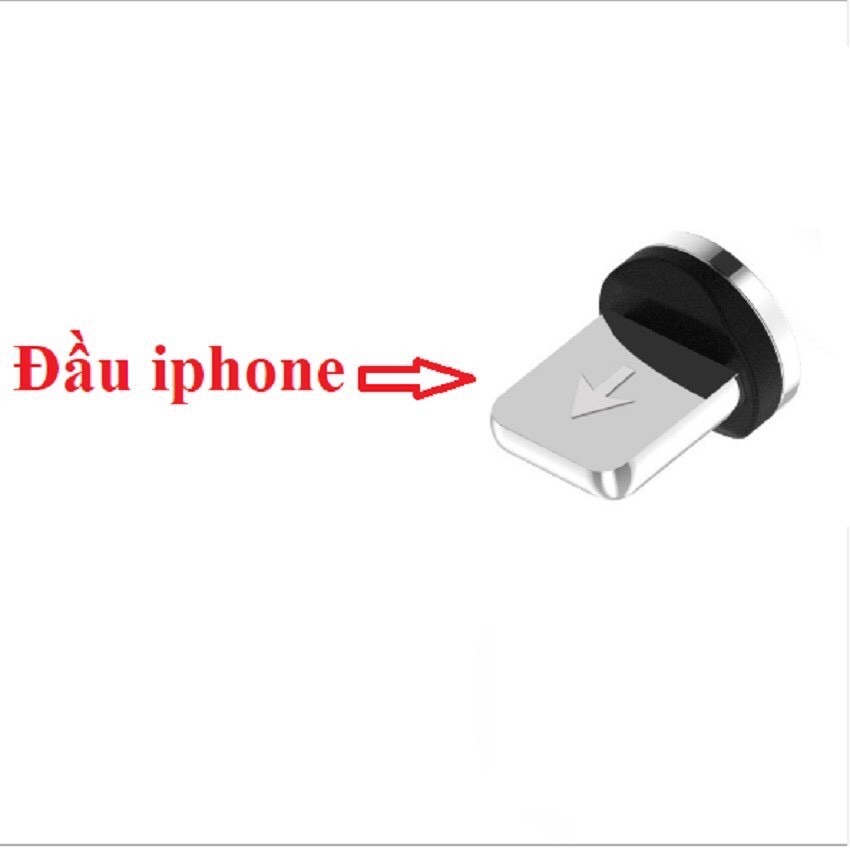 Cáp sạc nam châm phát sáng, sạc iphone 3 đầu dây đèn led, dây dài 1 mét - Tiện lợi, nhỏ gọn, dễ mang đi xa