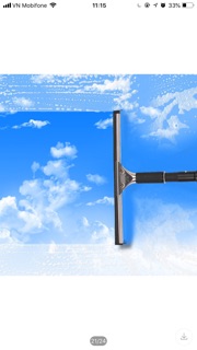 Cây gạt kính inox 35cm