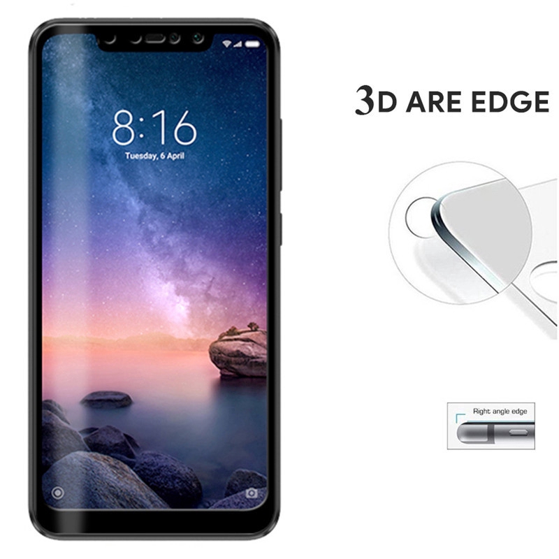 Kính cường lực 5D bảo vệ màn hình cho Xiaomi Redmi 12 12C Note 12 12s A2+ A1 10 5G 10C 10A