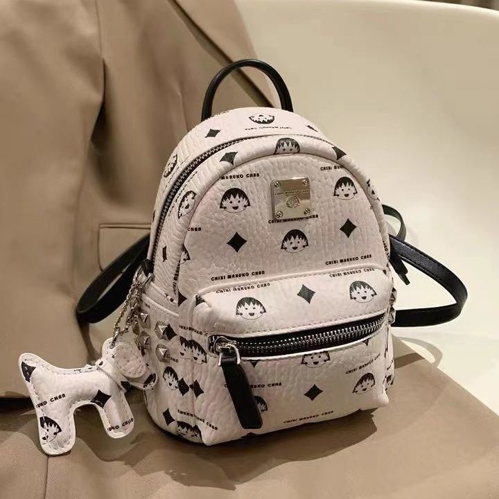 Ba Lô. Ba Lô Nhỏ In Hình Maruko x Nanfeng 2022 Thời Trang Mùa Hè Cho Nữ