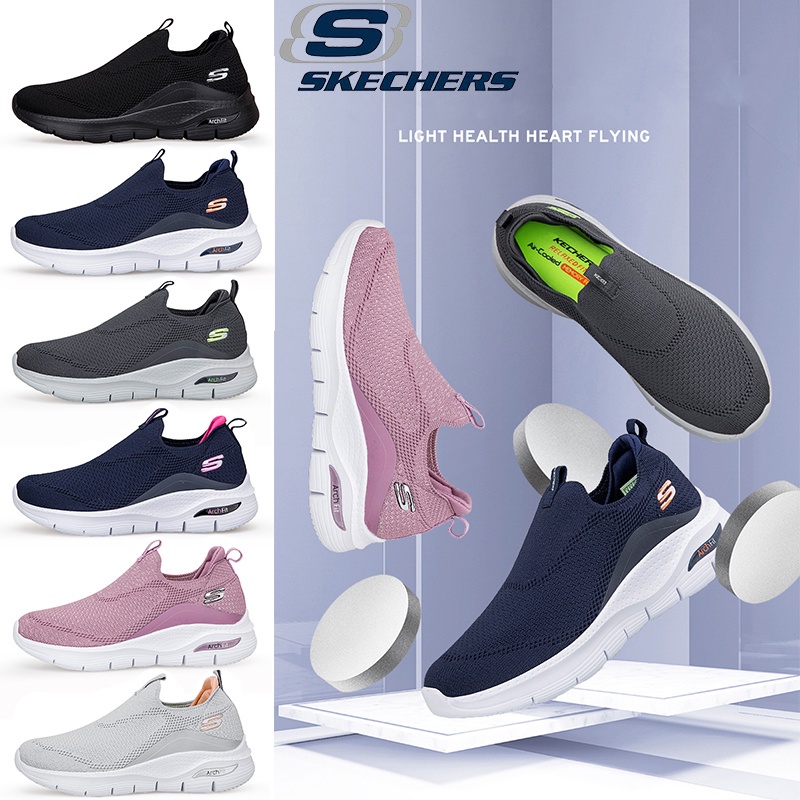 Giày Thể Thao Skechers Thiết Kế Thoáng Khí Với 6 Màu Lựa Chọn Cho Nam Và Nữ