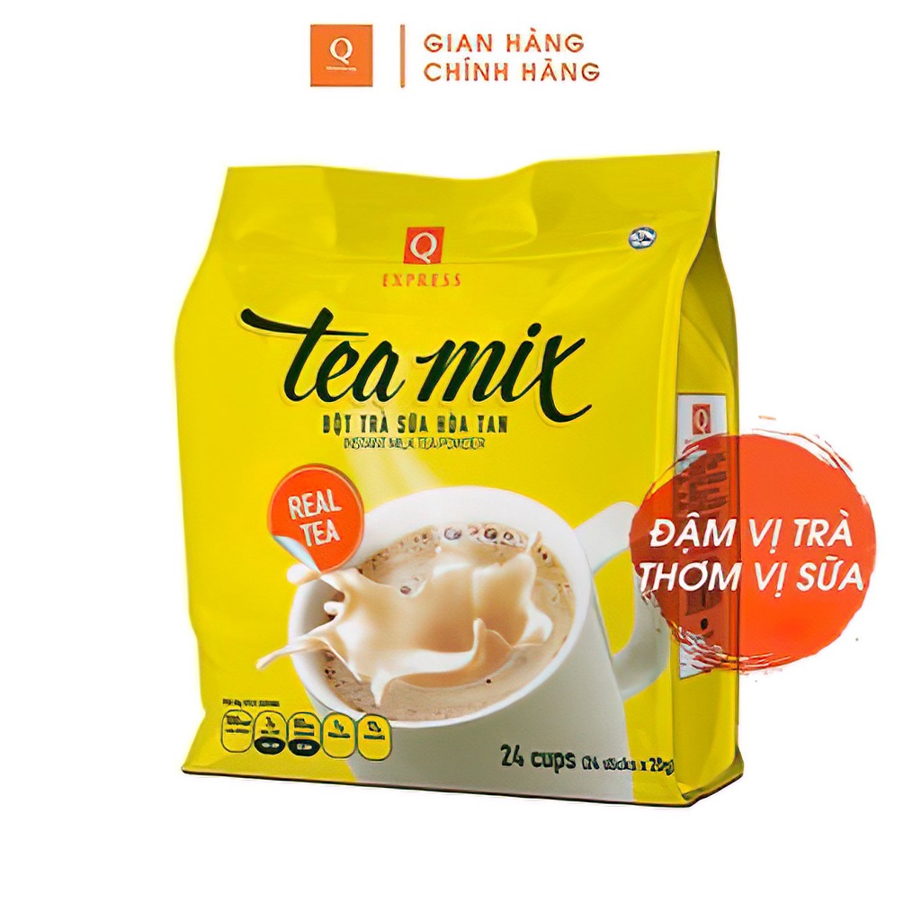 Trà sữa Hoà tan 3in1 Teamix Tra sua trà sữa túi uống liền Trần Quang