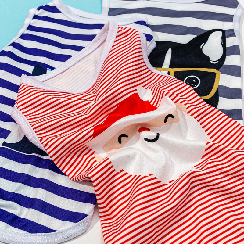 Áo In Họa Tiết Hoạt Hình Dễ Thương Thời Trang Xuân Hè Cho Thú Cưng