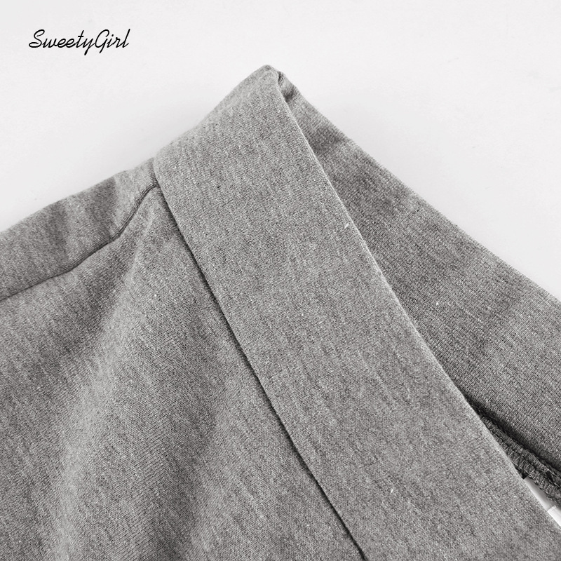 Quần Thể Thao Nữ Dài Lưng Cao Ống Rộng Thời Trang