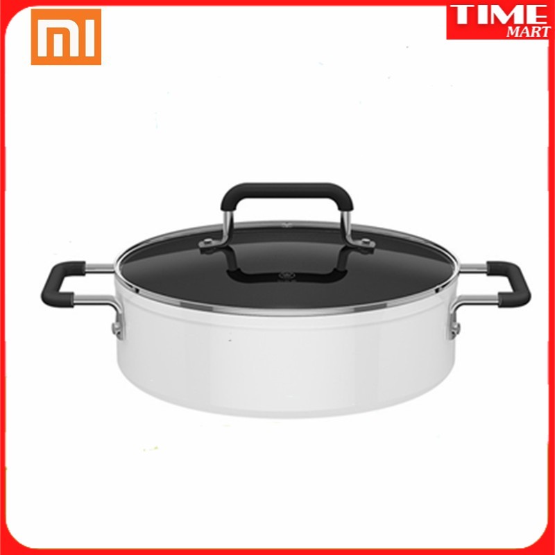 [CHÍNH HÃNG] Nồi nấu, nồi lẩu dùng cho bếp điện cảm ứng từ Xiaomi Mijia.Cao cấp,chống dính [TIME_MART siêu thị tiện ích]