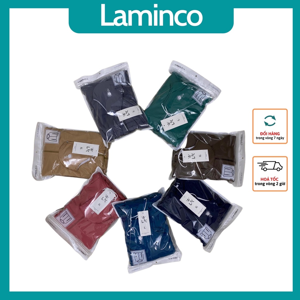 ▣﹍✤Áo chống nắng thông hơi 2 lớp cao cấp dáng dài thoáng khí có lưới co giãn làm mát UPF 50+ Laminco v100 | BigBuy360 - bigbuy360.vn