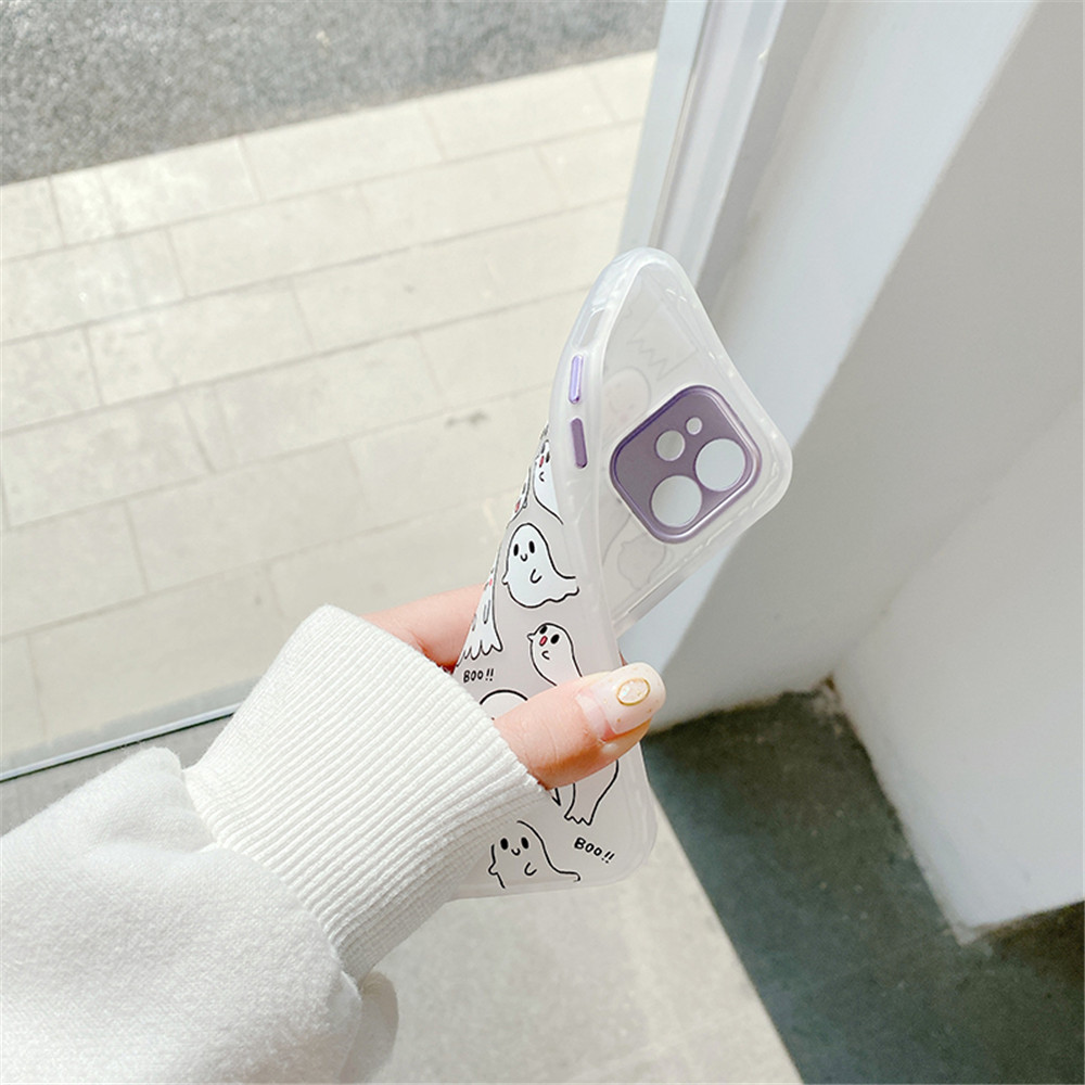 Ốp lưng điện thoại bằng TPU mềm hình Totoro hoạt hình cho IPhone 12pro max 12mini 11Pro Max XS Max XR SE 2020 7 8 Plus | BigBuy360 - bigbuy360.vn