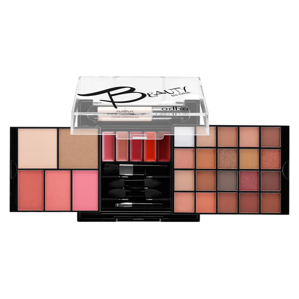 [Odbo] Bộ mỹ phẩm trang điểm Phấn phủ+mắt nhũ+Má hồng+highlight Thái Lan | BigBuy360 - bigbuy360.vn