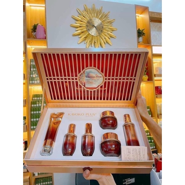 Bộ Mỹ Phẩm Nhật Bản Kayoko Plus đỏ Cao Cấp 6in1 Chính Hãng