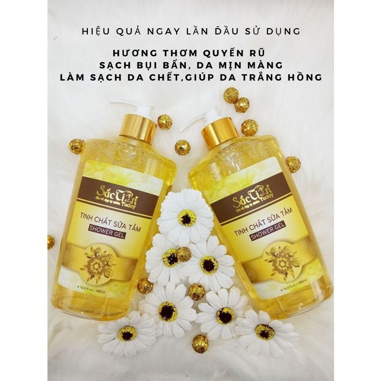 Tinh chất sữa tắm hương nước hoa trắng da Sắc Tiên Today 500ml