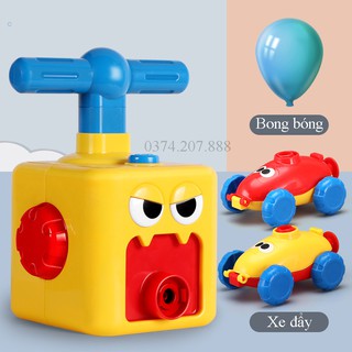Đồ Chơi Cho Bé, Đồ Chơi Bơm Bóng Đua Xe Hình Dáng Đáng Yêu Cho Bé [Do Choi Bom Bong].