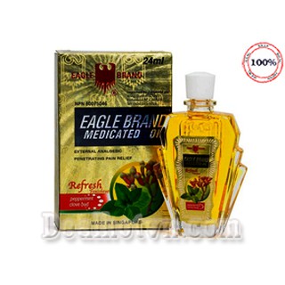 💥Dầu Gió Con Ó Vàng 24ml(Eagle Brand)
