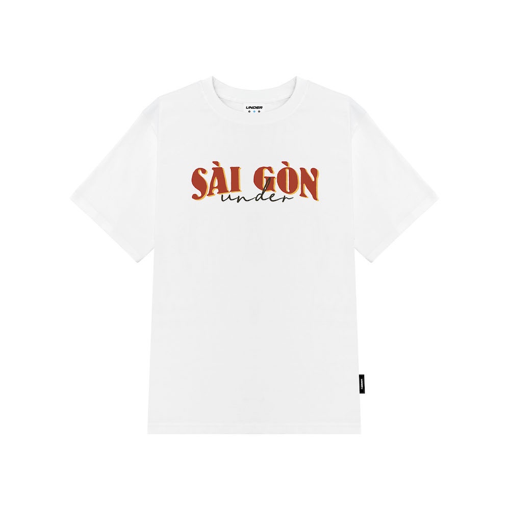 Áo thun UNDER Sài Gòn (Trắng) - Saigonese Tee/ White - UTS006