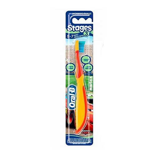 Bàn chải dành cho bé từ 5-7 tuổi Oral B Stage 3 ( giao màu ngẫu nhiên )
