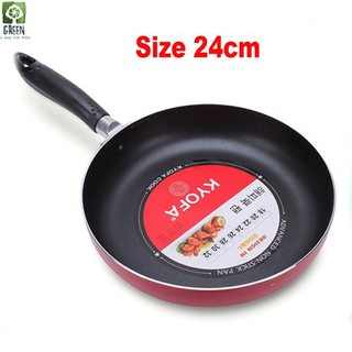 CHẢO 1 QUAI 24CM - CHẢO CHỐNG DÍNH 1 QUAI KYOFA Siêu Cao Cấp siêu tiên dụng