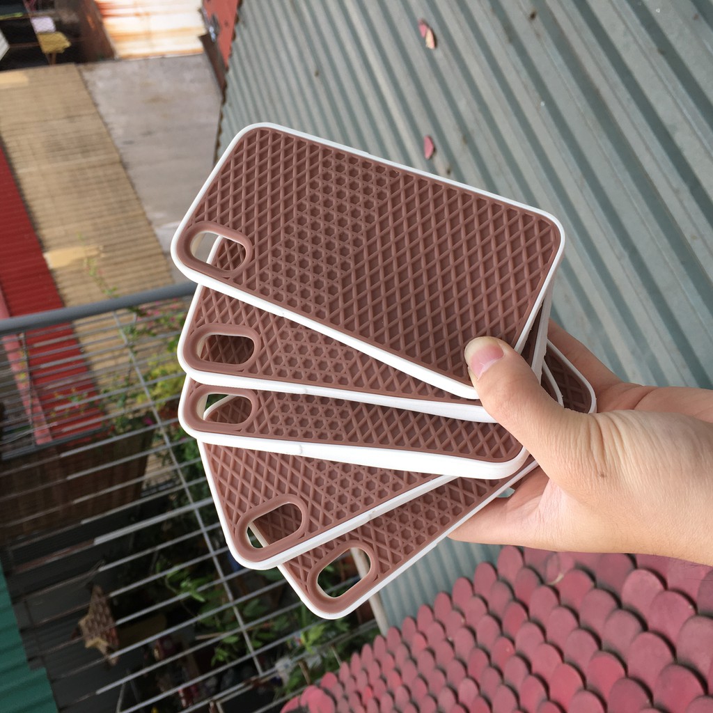 Waffle case Ốp điện thoại cao su hình đế giày đủ các dòng ịphone