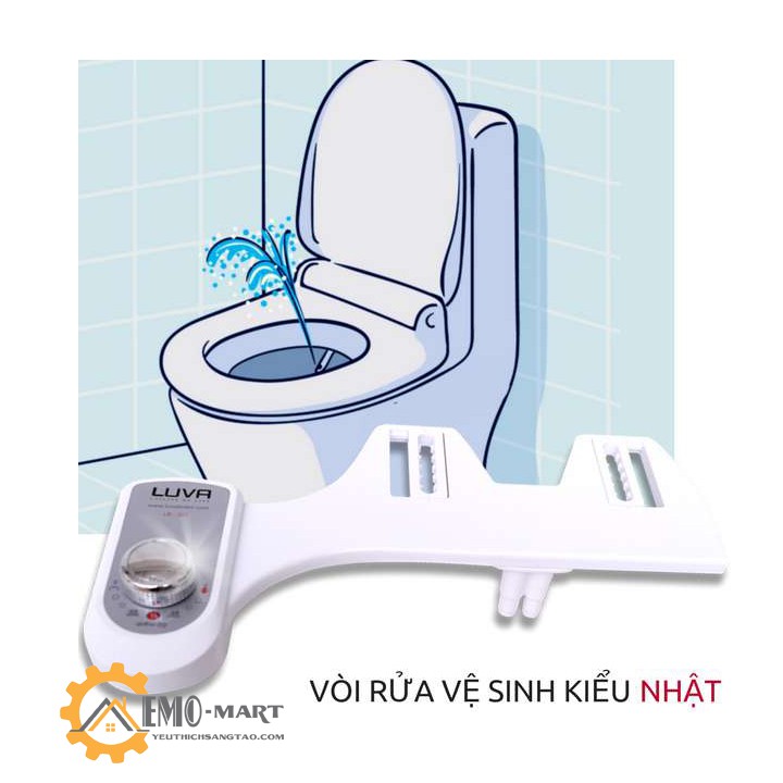 Thiết bị rửa vệ sinh thông minh LUVA - LB201, Phiên bản 2 vòi rửa