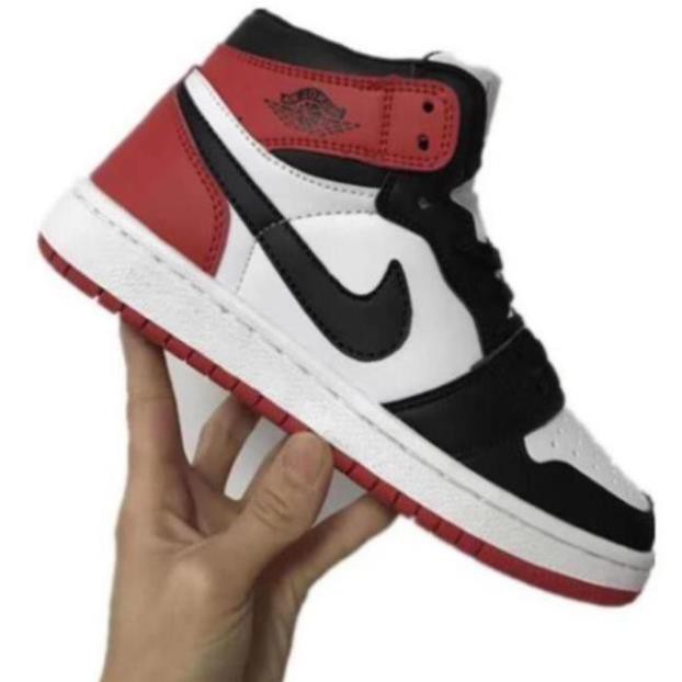 Giày thể thao J0RDAN Đen đỏ cao cổ - Tặng Box/bill | BigBuy360 - bigbuy360.vn