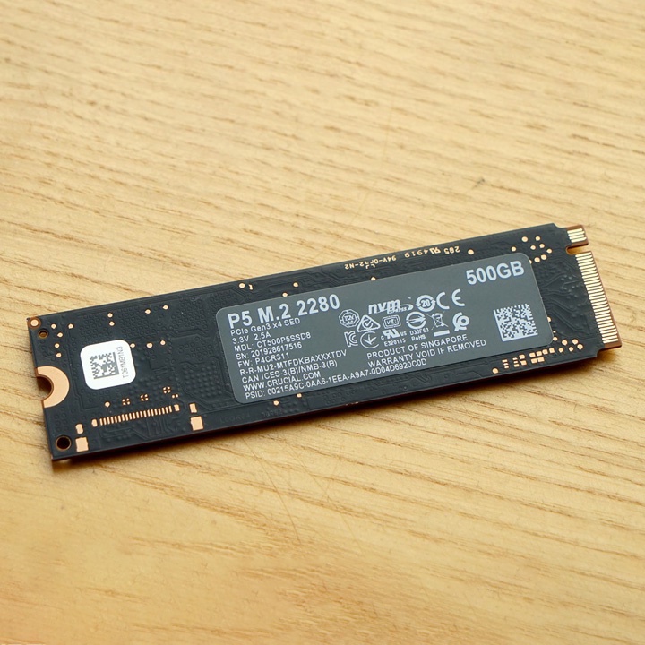 Ổ cứng SSD M.2 PCIe NVMe Crucial P5 500GB 1000GB - bảo hành 5 năm