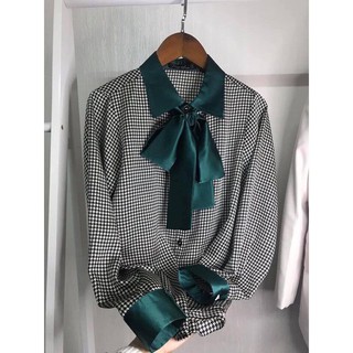 áo sơ mi lụa kèm ảnh thật