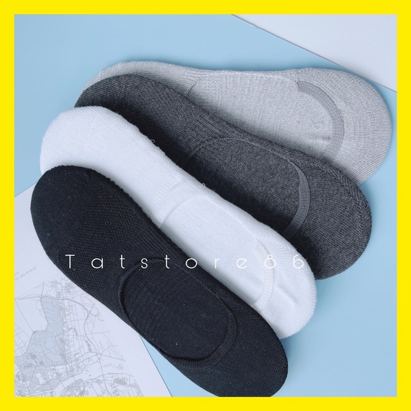 Vớ lười nam -Muji ❤Tất nam cổ ngắn đi giày lười chất cotton hàng CCXK TT48