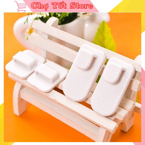 Bộ 2 móc dán cố định treo điều khiển Tivi,Điều Hòa, Quạt đồ vật dính tường cao cấp 88112 Chợ Tốt Store