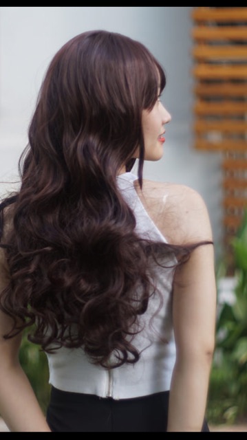 Tóc giả tơ màu đồng