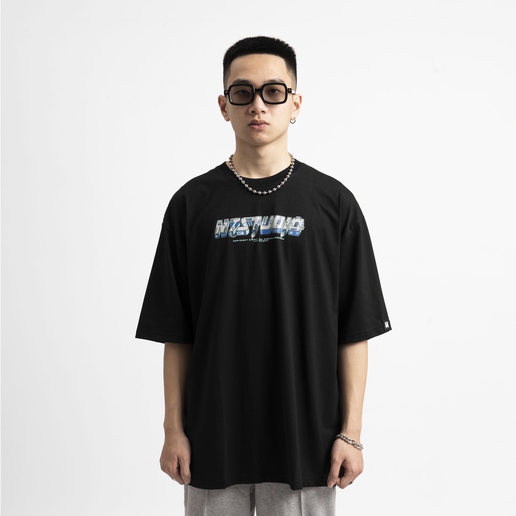 Áo thun unisex N7 Cyber phông tay lỡ nam nữ form rộng Local Brand