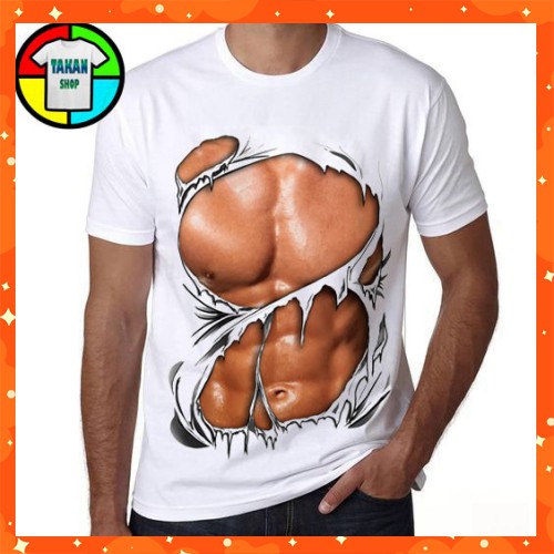[Siêu Salle] Áo thun in Body 6 múi Nam Nữ [Siêu Salle]