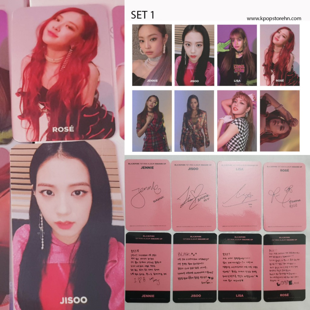 Sét Card album BTS EXO BLACKPINK SUPER JUNIOR RED VELVET