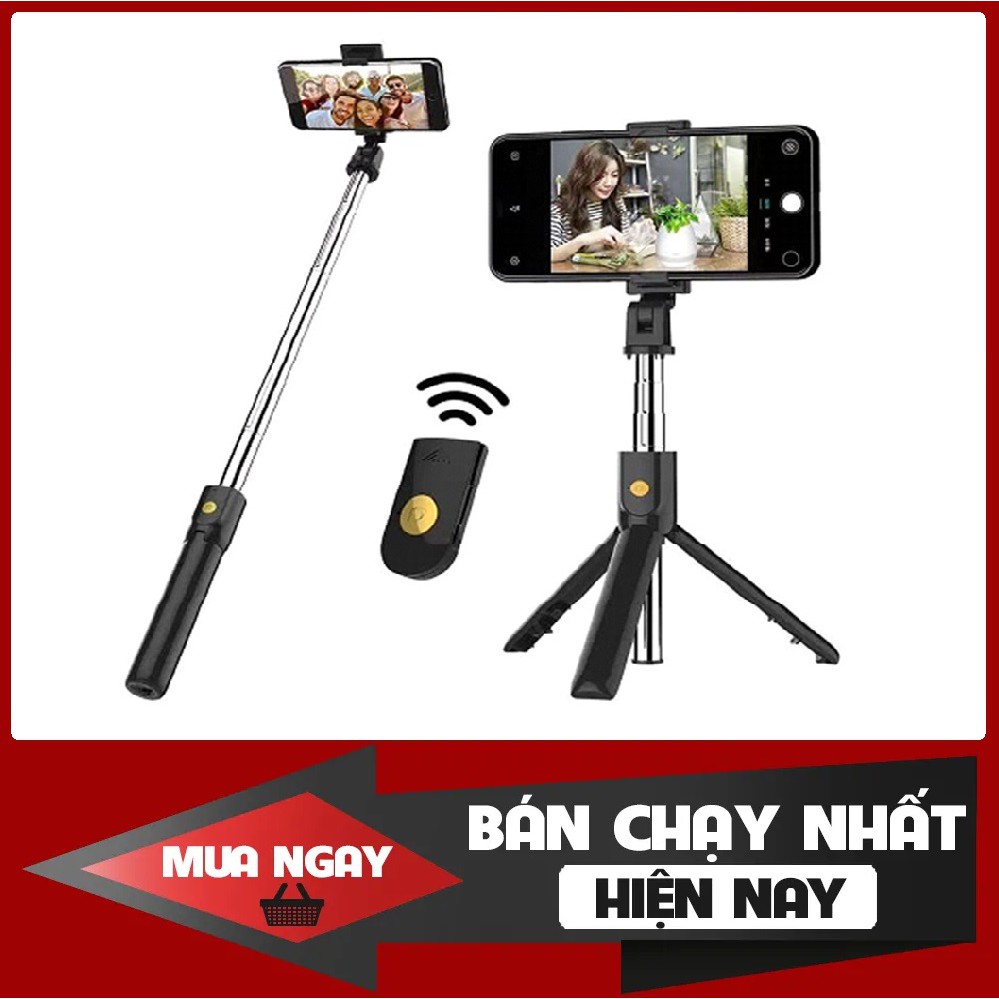 [LỖI 1 ĐỔI 1 TRONG 7 NGÀY]💦Gậy Tự Sướng Bluetooth K07💦 Gậy Selfie Bluetooth💦Có chân tripod