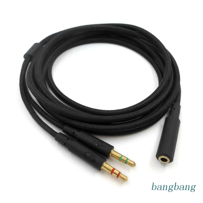Bang ​Cáp Sạc 2 Trong 1 Cho Tai Nghe HyperX Cloud II / Alpha / Cloud Flight / Core Aux Jack 3.5mm