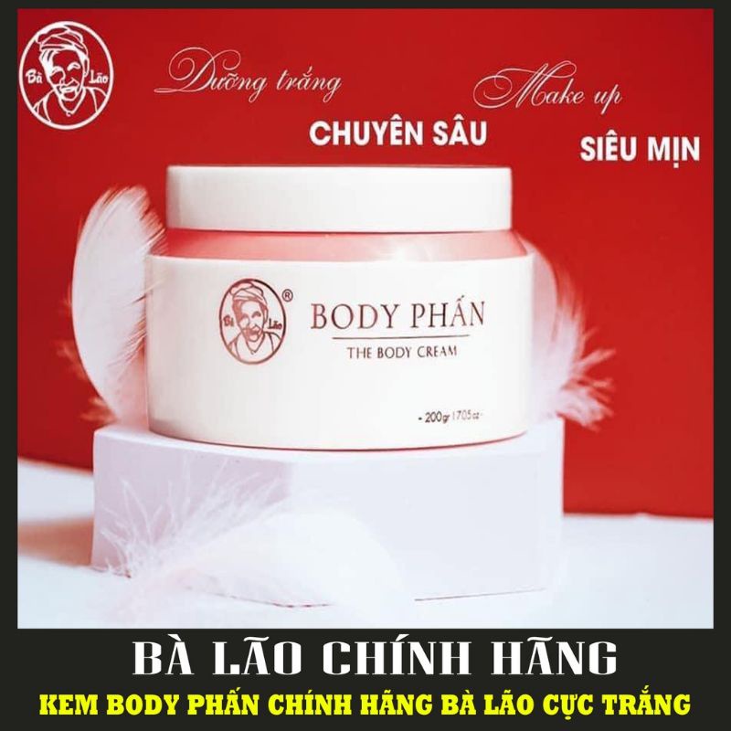 Body Phấn Dưỡng Trắng Mịn Da - Bà Lão